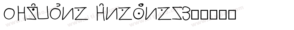 HYDiSheng YingXiongT字体转换